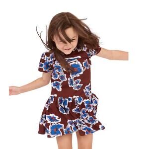 NWT! Tanya Taylor Mini Kiara Floral Print Dress - Size Small / 6-7 Years